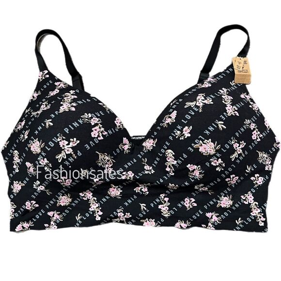 Victoria’s Secret Pink Lounging Wireless Push Up Padded Bralette bra Xsmall - Picture 1 of 3